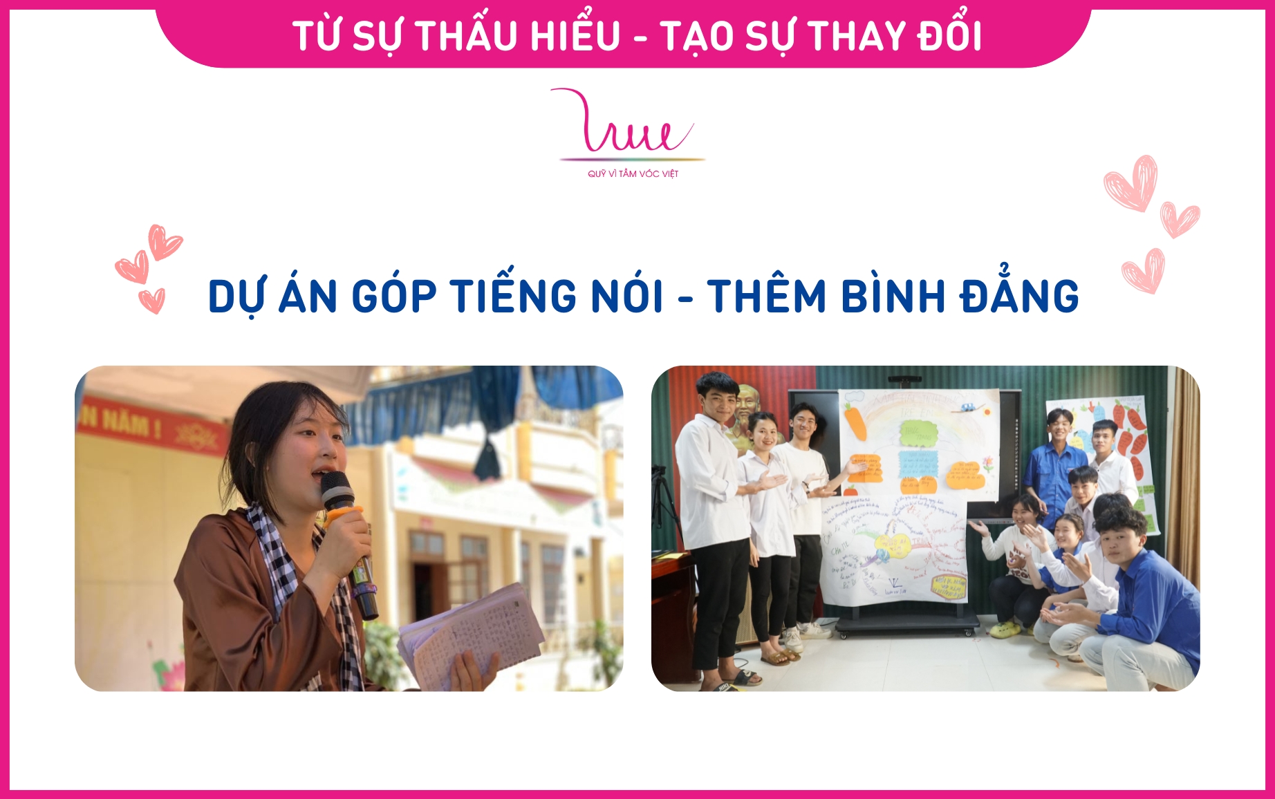 Góp tiếng nói - thêm bình đẳng